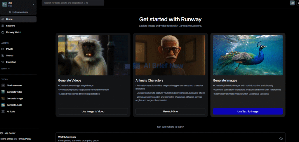 AI video creation