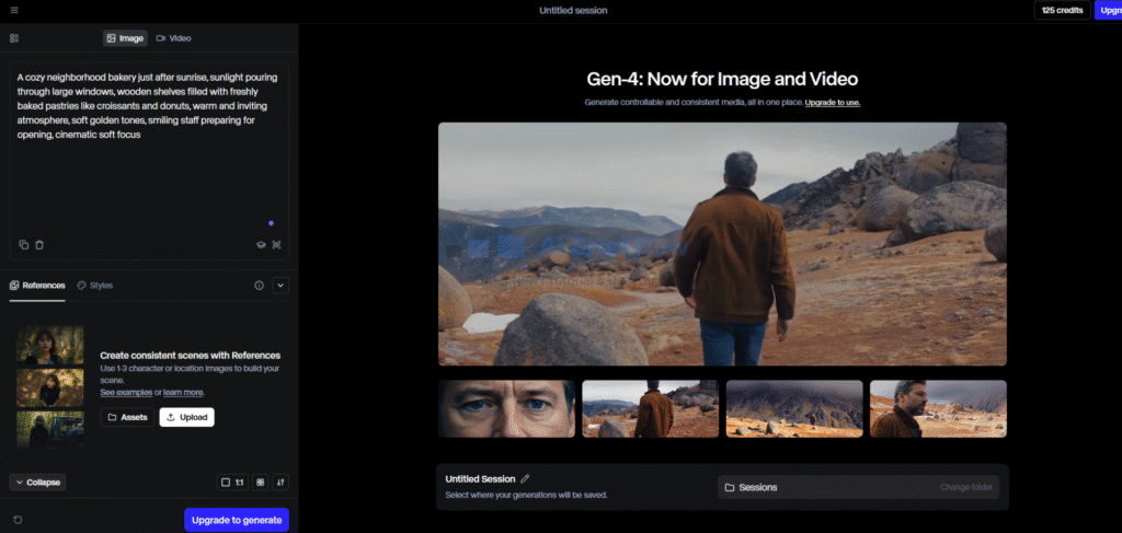 AI video creation